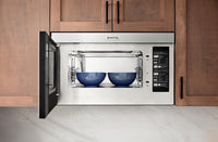 Maytag 1.1 Cu. Ft. Flush Mount Over-the-Range Microwave-Toaster Oven - Stainless Steel - YMMMF8030PZ | Four grille-pain et à micro-ondes à hotte intégrée Maytag de 1,1 pi3 à installation affleurée - acier inoxydable - YMMMF8030PZ | YMMMF80Z