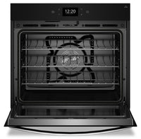 Whirlpool 30" 4.3 Cu. Ft. Electric Single Wall Oven with True Convection - Fingerprint Resistant Sta… | Four mural simple électrique Whirlpool de 4,3 pi³ et de 30 po avec convection véritable - acier inox…