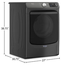 Maytag 7.4 Cu. Ft. Pet Pro Smart Electric Dryer - Volcano Black - YMED7020RU | Sécheuse électrique intelligente Pet Pro de 7,4 pi3 de Maytag - noir volcan - YMED7020RU | YMED702U