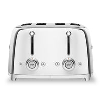 Smeg 4-Slice Long-Slot Toaster - TSF03SSUS|Grille-pain Smeg à fentes longues pour 4 tranches - TSF03SSUS