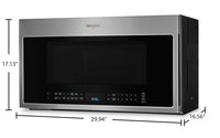 Whirlpool 1.9 Cu. Ft. Over-the-Range Microwave with Air Fry - YWMH78519LZ 