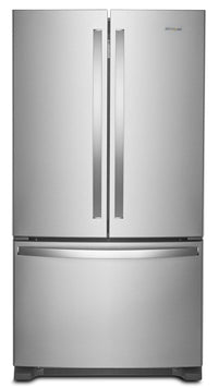 Whirlpool 36" 20 Cu. Ft. Counter-Depth French-Door Refrigerator - Stainless Steel - WRFC2036RZ  | Réfrigérateur Whirlpool de 20 pi3 et de 36 po de profondeur comptoir à portes françaises - acier inoxydable - WRFC2036RZ  | WRFC20RZ