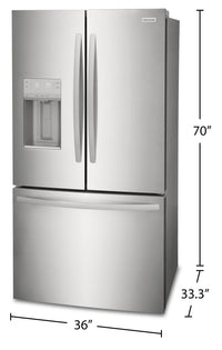 Frigidaire 27.8 Cu. Ft. French-Door Refrigerator - FRFS2823AS 