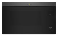 Whirlpool 1.1 Cu. Ft. Flush Over-the-Range Microwave with 900 Watts Cooking - Black Stainless - YWMM… | Four à micro-ondes à hotte intégrée Whirlpool de 1,1 pi³ à installation affleurée avec cuisson à 900…