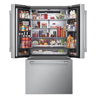 LG Studio 36" 27 Cu. Ft. Smart Counter-Depth MAX™ French-Door Refrigerator - Stainless Steel - SRFB27S3 | Réfrigérateur intelligent LG Studio de 27 pi3 et de 36 po de profondeur comptoir MAXMCà portes françaises - acier inoxydable - SRFB27S3 | SRFB27S3