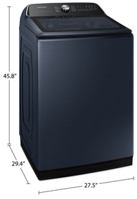 Samsung 6.2 Cu. Ft. Top-Load High-Efficiency Washer - Navy - WA54CG7150ADA4 | Laveuse haute efficacité Samsung à chargement par le haut de 6,2 pi³ - bleu marine - WA54CG7150ADA4