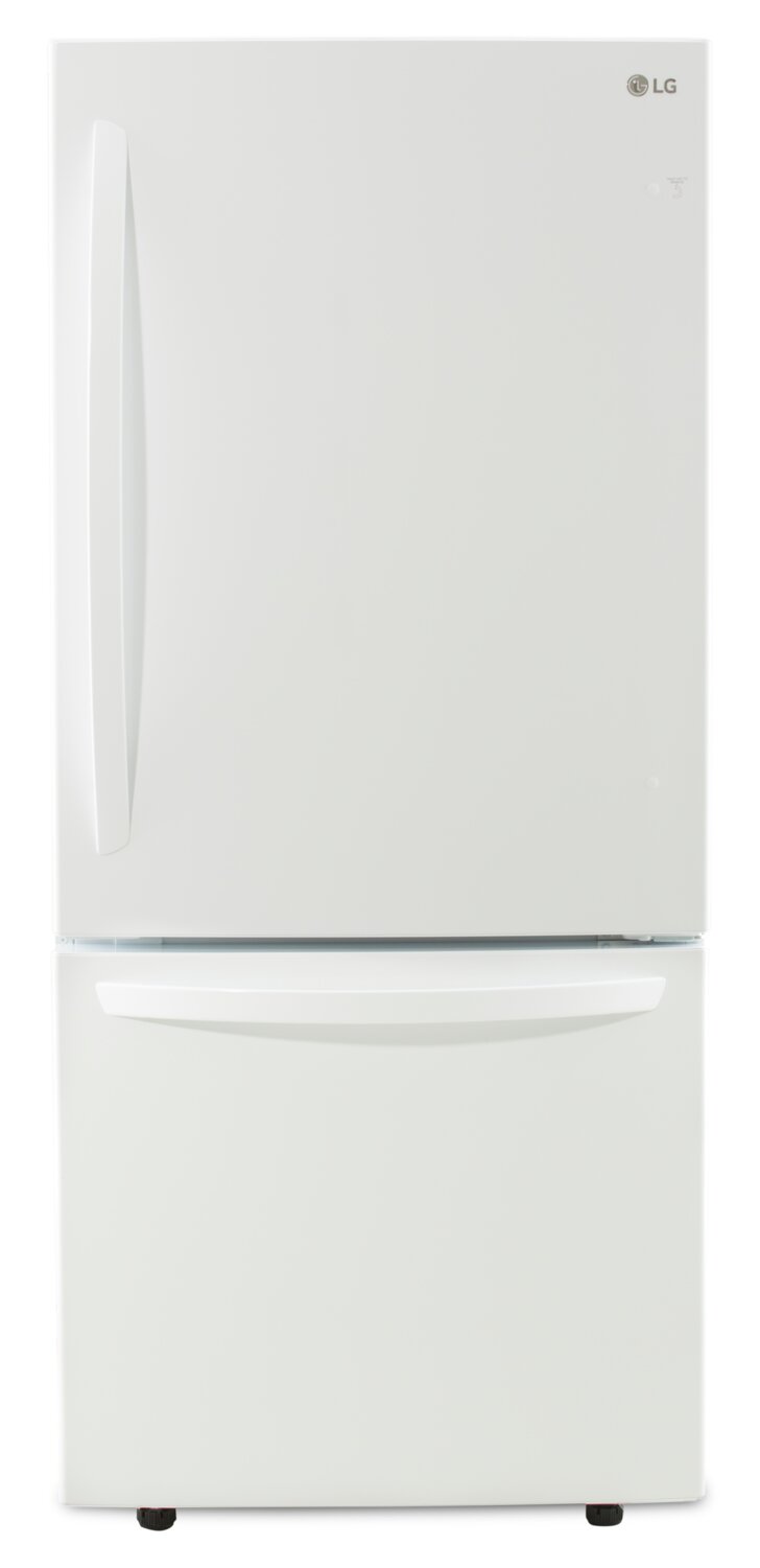 LG 22 Cu. Ft. Bottom-Freezer Refrigerator - LRDNS2200W 