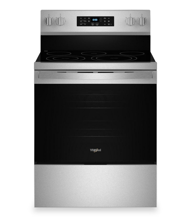 Whirlpool 5.3 Cu. Ft. Electric Range with No Preheat Air Fry - Stainless Steel - YWFES5030RZ | Cuisinière électrique Whirlpool de 5,3 pi3 avec friture à air sans préchauffage - acier inoxydable - YWFES5030RZ | YWFES5RZ