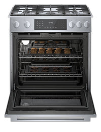 Bosch 800 Series 4.6 Cu. Ft. Dual Fuel Range with Warming Drawer - HDI8056C 