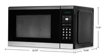 Danby 1.1 Cu. Ft. Countertop Microwave - Stainless Steel - DBMW1126BBS | Four à micro-ondes de comptoir Danby de 1,1 pi3 - acier inoxydable - DBMW1126BBS | DBMW11BS