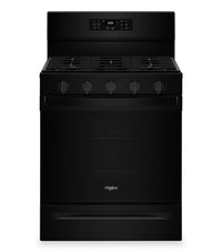 Whirlpool 5 Cu. Ft. Gas Range with Air Fry and Self-Clean - Black - WFGS5030RB  | Cuisinière à gaz Whirlpool de 5 pi³ avec friture à air et autonettoyage - noire - WFGS5030RB  | WFGS50RB