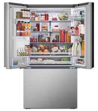 LG 36" 31 Cu. Ft. French-Door Standard-Depth MAX™ Refrigerator - Smudge Proof Stainless Steel - LRYK… | Réfrigérateur LG de 31 pi³ et de 36 po à portes françaises de profondeur standard MAXMC - acier inox…