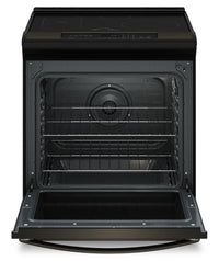 Whirlpool 6.4 Cu. Ft. Induction Range with No Preheat Air Fry - Black Stainless Steel - WSIS5030RV | Cuisinière à induction Whirlpool de 6,4 pi3 avec friture à air sans préchauffage - acier inoxydable noir - WSIS5030RV | WSIS503V