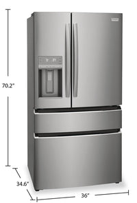 Frigidaire Gallery 26.3 Cu. Ft. 4-Door French-Door Refrigerator - GRMS2773AF 