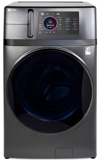 Profile 5.5 Cu. Ft. UltraFast All-in-One Washer/Dryer with Ventless Heat Pump and Pet Hair Removal M… | Laveuse-sécheuse tout-en-un ultrarapide Profile de 5,5 pi³ avec pompe à chaleur sans conduit et mode…