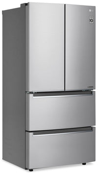 LG 19 Cu. Ft. Counter-Depth Slim Fit French-Door Refrigerator - LRMNC1803S - Refrigerator in Stainless Steel