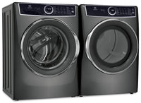 Electrolux 5.2 Cu. Ft. Front-Load Washer and 8 Cu. Ft. Gas Dryer - Titanium  