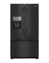 Whirlpool 36" 25 Cu. Ft. French-Door Refrigerator with Ice and Water Dispenser - WRFF3436RB | Réfrigérateur Whirlpool de 36 po et de 25 pi³ à portes françaises avec distributeur d’eau et de glaçons - WRFF3436RB | WRFF34RB