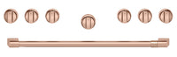 Café Handle and Knob Set for 36" Range in Brushed Copper - CXPR6HKPTCU 