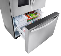 LG 26 Cu. Ft. Smart Counter-Depth MAX™ Refrigerator with Dual Ice Makers - LRFXC2606S 