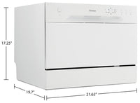 Danby 6-Place-Setting Countertop Dishwasher - DDW621WDB 