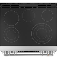 Cafe 6.7 Cu. Ft. Smart Electric Range with True European Convection - Stainless Steel - CCES750P2MS1 | Cuisinière intelligente électrique Café de 6,7 pi³ avec convection européenne véritable - acier inox…