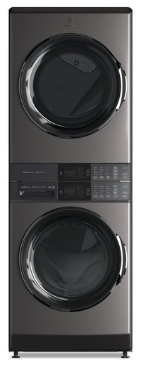 Electrolux 5.2/8.0 Cu. Ft. Front-Load Steam Laundry Tower - Titanium - ELTE760CAT | Tour de buanderie Laundry TowerMC à la vapeur Electrolux à chargement frontal de 5,2/8,0 pi³ - titan…