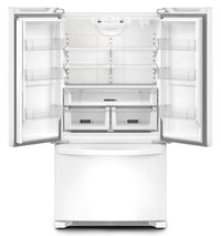 Whirlpool 36" 20 Cu. Ft. Counter-Depth French-Door Refrigerator - White - WRFC2036RW | Réfrigérateur Whirlpool de 20 pi3 et de 36 po de profondeur comptoir à portes françaises - blanc - WRFC2036RW | WRFC20RW