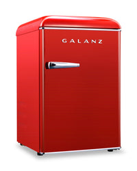 Galanz 2.5 Cu. Ft. Retro Compact Refrigerator - GLR25MRDR10 | Réfrigérateur compact Galanz rétro de 2,5 pi3 - GLR25MRDR10 | GLR25MRD