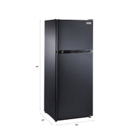 Off-Grid by Unique 10.3 Cu. Ft. Solar-Powered 12/24 DC Top-Mount Refrigerator - Black - UGP-290LB | Réfrigérateur solaire Off-Grid de Unique de 10,3 pi3 et de 12/24 CC à congélateur supérieur - noir - UGP-290LB | UGP290LB