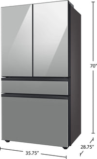 Samsung Bespoke 23 Cu. Ft. 4-Door French-Door Refrigerator - RF23BB8600QLAA 