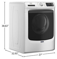 Maytag 5.8 Cu. Ft. Pet Pro Smart Front-Load Washer - White - MFW7020RW | Laveuse intelligente à chargement frontal Pet Pro de 5,8 pi3 de Maytag - MFW7020RW | MFW7020W