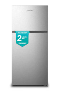 Hisense 30" 18 Cu. Ft. Top-Mount Refrigerator - Stainless Steel - RT18A2FID | Réfrigérateur Hisense de 18 pi³ et de 30 po à congélateur supérieur - acier inoxydable - RT18A2FID