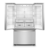 Whirlpool 36" 25.2 Cu. Ft. French-Door Refrigerator - Stainless Steel - WRFF3036RZ | Réfrigérateur Whirlpool de 36 po et de 25,2 pi3 à portes françaises - acier inoxydable - WRFF3036RZ | WRFF30RZ