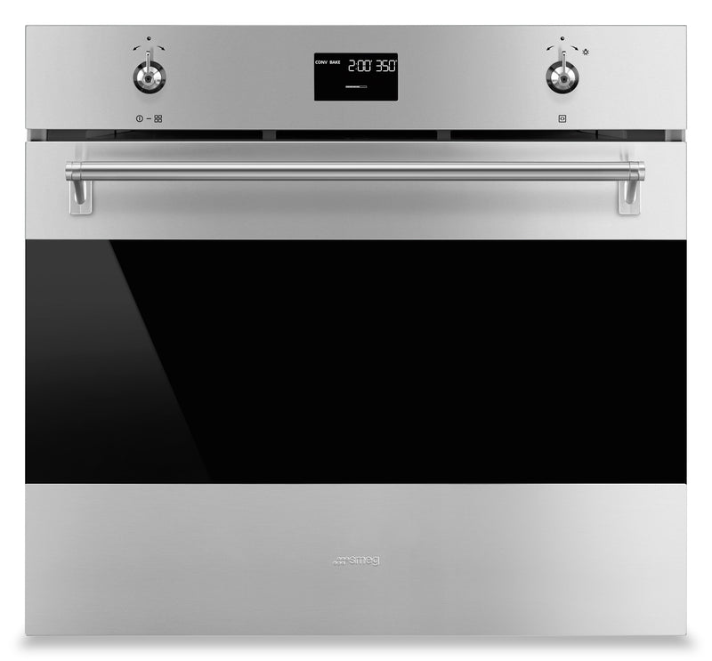 Smeg 4.34 Cu. Ft. Built-In Wall Oven - SOPU3302TPX|Four mural encastré Smeg de 4,34 pi3 - SOPU3302TPX