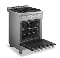 Smeg 2.8 Cu. Ft. Professional Gas Range - SPR24UGGX|Cuisinière professionnelle à gaz Smeg de 2,8 pi3 - SPR24UGGX