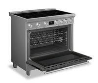 Smeg 4.6 Cu. Ft. Professional Induction Range - SPR36UIMX|Cuisinière professionnelle à induction Smeg de 4,6 pi3 - SPR36UIMX