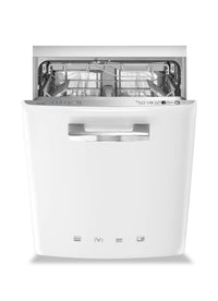 Smeg Top-Control Retro Dishwasher - STU2FABWH2|Lave-vaisselle Smeg rétro avec commandes sur le dessus - STU2FABWH2