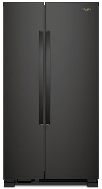 Whirlpool 22 Cu. Ft. Side-by-Side Refrigerator – WRS312SNHB - Refrigerator in Black