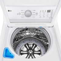 LG 5.8 Cu. Ft. Top-Load High-Efficiency Washer - White - WT7150CW | Laveuse haute efficacité LG à chargement par le haut de 5,8 pi³ - blanche - WT7150CW