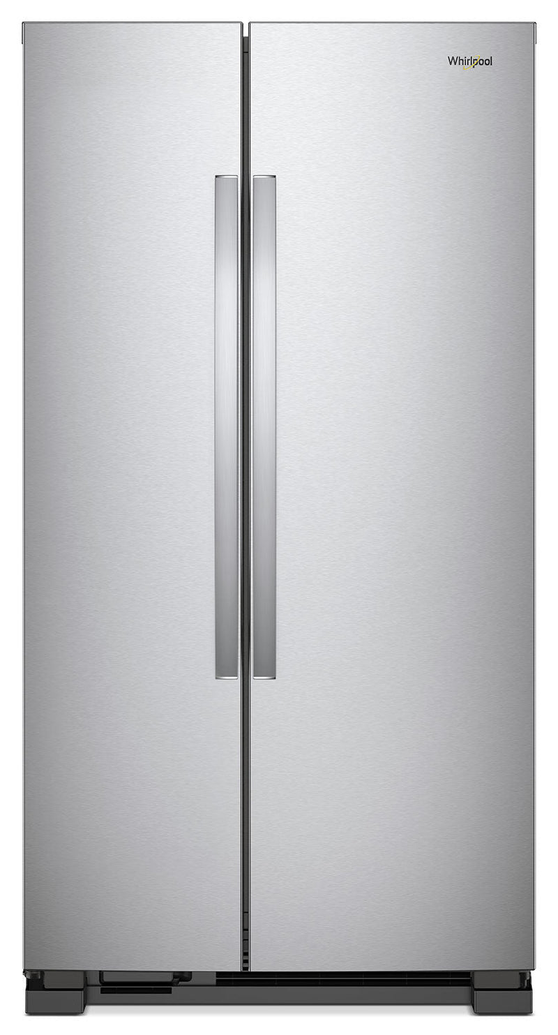 Whirlpool 22 Cu. Ft. Side-by-Side Refrigerator – WRS312SNHM - Refrigerator in Stainless Steel