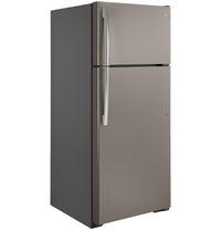 GE 17.5 Cu. Ft. Top-Freezer Refrigerator - GTE18GMNRES | Réfrigérateur GE de 17,5 pi³ à congélateur supérieur - GTE18GMNRES | GTE18GME