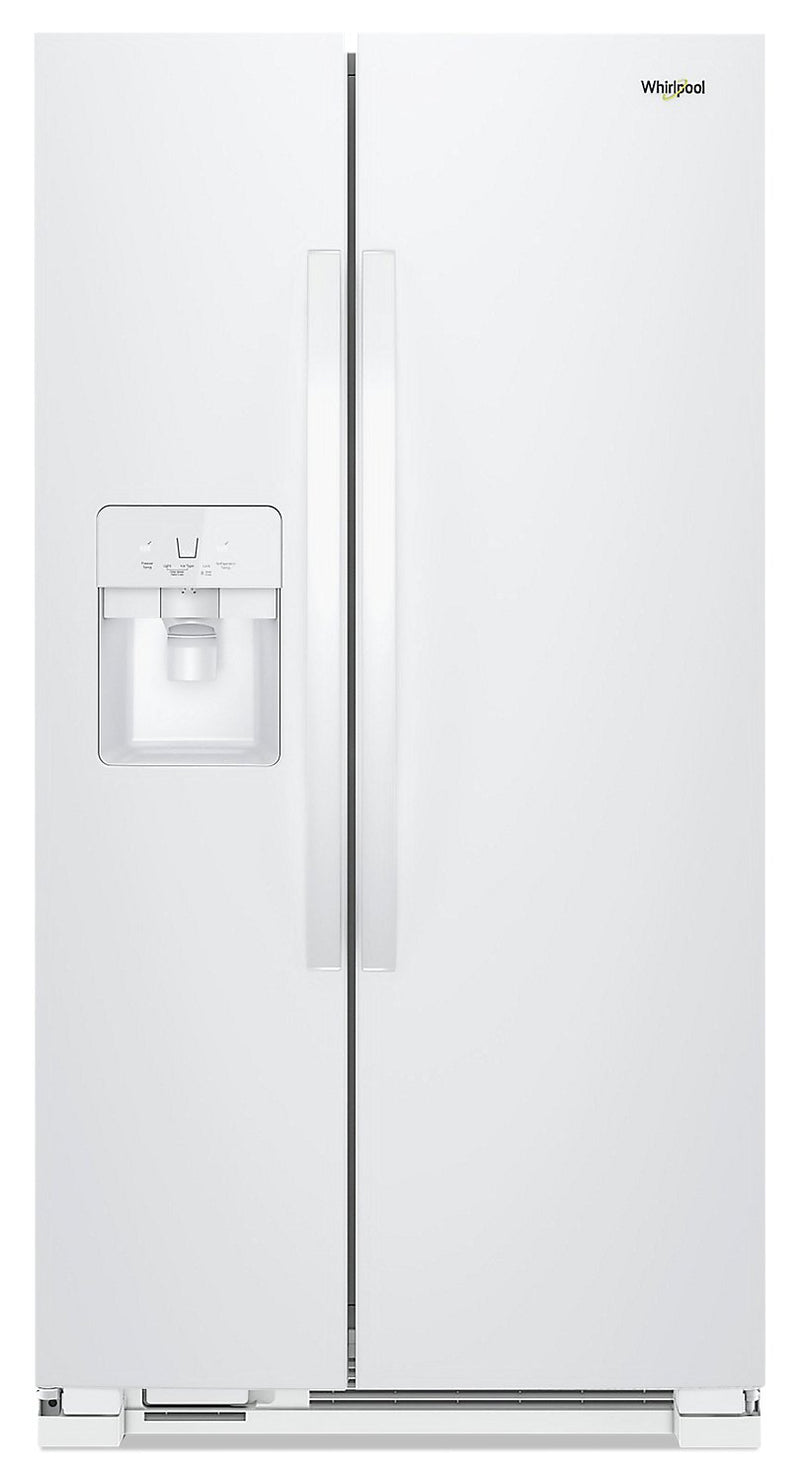 Whirlpool 21 Cu. Ft. Side-by-Side Refrigerator - WRS321SDHW|Réfrigérateur Whirlpool de 21 pi3 à compartiments juxtaposés - WRS321SDHW|WRS321DW