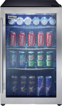 Danby 4.3 Cu. Ft. Beverage Centre with Stainless Steel Door Frame – DBC434A1BSSDD|Refroidisseur à boissons Danby de 4,3 pi3 avec cadre de porte en acier inoxydable - DBC434A1BSSDD|DBC43A1BS