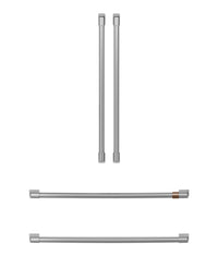 Café 4-Piece Brushed Stainless Handle Kit for French-Door Refrigerator - CXQB4H4PNSS | Trousse de poignées Café 4 pièces acier brossé pour réfrigérateur à portes françaises - CXQB4H4PNSS | CXQB4HSS