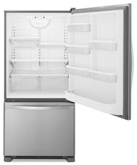 Whirlpool 19 Cu. Ft. Bottom-Mount Refrigerator - WRB329RFBM|Réfrigérateur Whirlpool de 19 pi³ à congélateur inférieur - WRB329RFBM|WRB329RBM