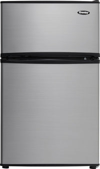 Danby 3.2 Cu. Ft. Compact Refrigerator with Freezer – DCR031B1BSLDD|Réfrigérateur compact Danby de 3,2 pi3 avec congélateur - DCR031B1BSLDD|DCR031B1S